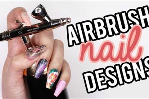 5 Easy Nail Art Designs Using An AIRBRUSH!