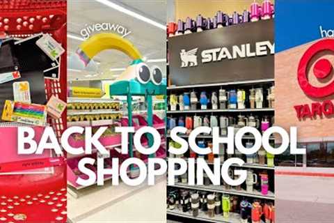 BACK TO SCHOOL SUPPLIES SHOPPING VLOG + GIVEAWAY | @target