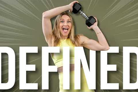 SOLID ARMS &amp; SHOULDERS  | 30 minute strength workout with dumbbells