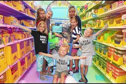 BACK TO SCHOOL - School Supply SHOPPING for 6 KIDS 2018! | YAWI Vlogs