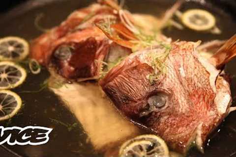 How Sushi Legend Masa Uses a Whole Fish for 3 Dishes
