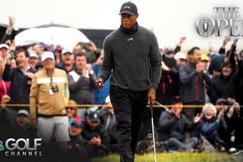 Tiger Woods goes under par with birdie on No. 3 at The Open Championship | Golf Channel