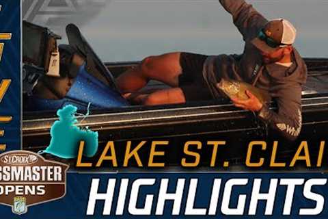 Highlights: Bassmaster Open at Lake St. Clair (Final Day)