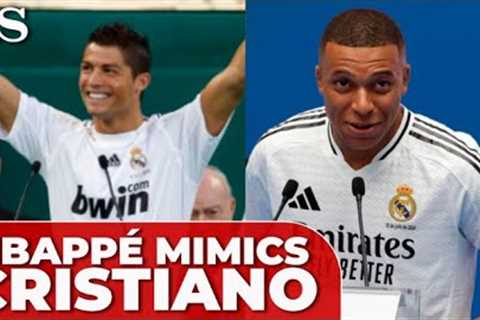 MBAPPÉ perfectly MIMICS CRISTIANO Ronaldo's iconic MOVES in heartfelt TRIBUTE