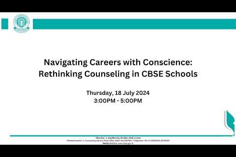 Navigating Careers with Conscience: Rethinking Counseling in CBSE Schools