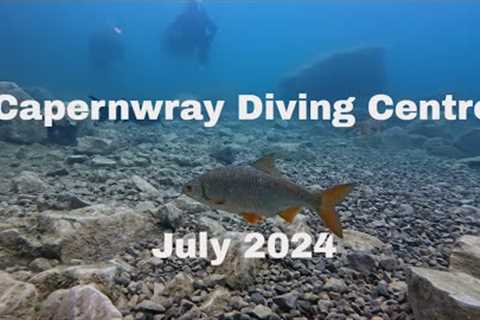 A quick visit back to Capernwray scuba diving centre to check on the fish