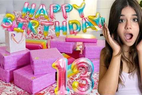 I bought 13 AMAZING PRESENTS for my Sister's 13th Birthday -  BEST Teen Gifts | Emily and Evelyn