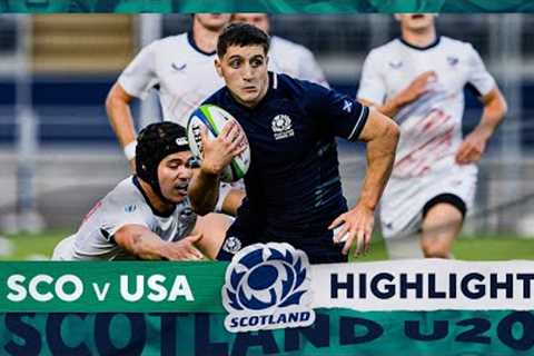 HIGHLIGHTS | Scotland v USA | World Rugby U20 World Trophy 2024 Final