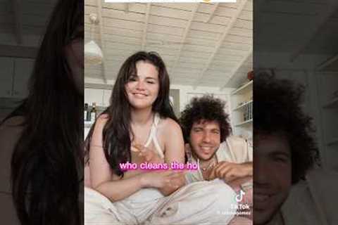 Omg! they are the cutest couple ever exist!😍☺️#selenagomez #bennyblanco #shorts #love #couple #fyp