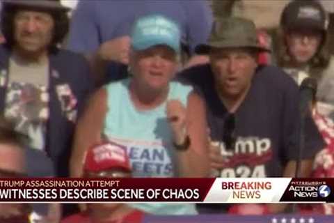 ‘Something serious happened here’: Woman seen behind Trump when gunfire erupted during rally spea...