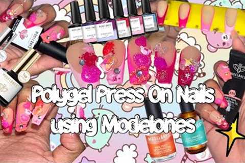 Testing Amazon Nail Products! Amazon Prime Day Sale!DIY Polygel Press On Nails!Polygel Nail Tutorial