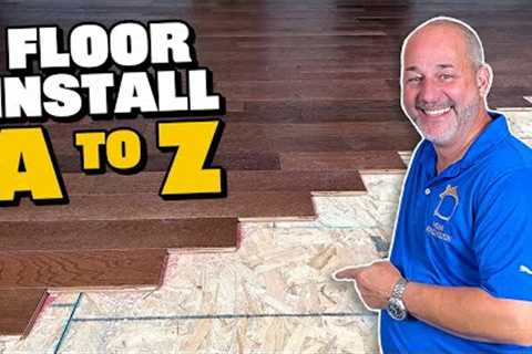 DIY Engineered Hardwood Flooring Install My Way! A to Z