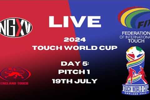 LIVE RUGBY: TOUCH WORLD CUP | DAY 5, PITCH 1