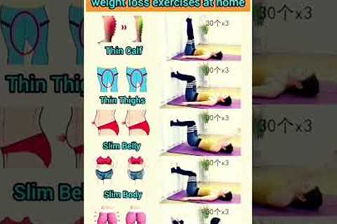 weight loss exercise at home#shorts #reducebellyfat #yoga #fitnessroutine