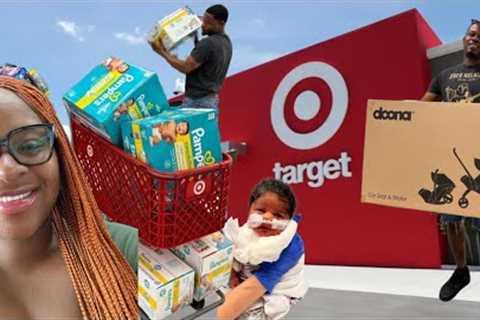 SHOP WITH PEACH 🍑 &amp; WOOD 🪵 AT BUY BUY BABY, DILLARD’S, AND TARGET FOR BABY ITEMS FOR OUR 7th..