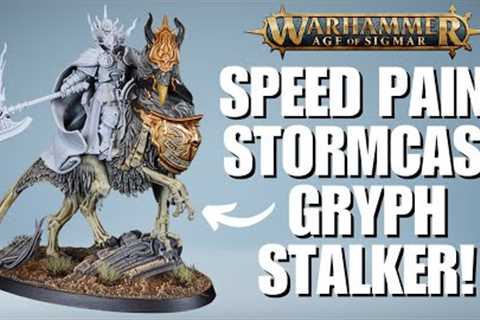Speed Paint  the Skaventide (Lord Vigilant on) Gryph Stalker for Stormcast Eternals!