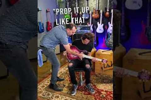 PRETENDING to play GUITAR for the FIRST TIME😂