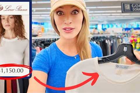 I Found Someone's $2,000+ Wardrobe at GOODWILL (yes!!!!)