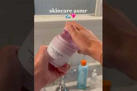 skincare asmr 💕 comment bubble emojis! #preppy #aesthetic #vlog #skincare #grwm #viral #blowup
