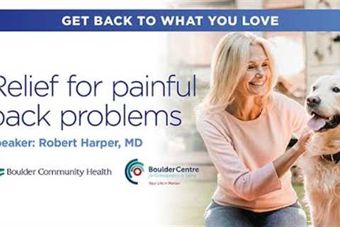Relief for painful back problems