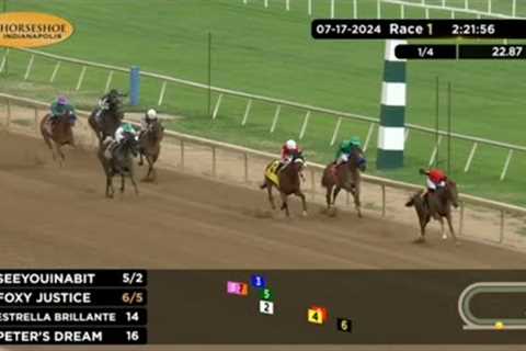 Horseshoe Indianapolis, Fair Meadows, and  Penn National Horse Racing Replays on 17 July 2024