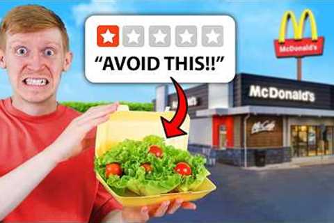 I Tried Every 'HEALTHY' Fast Food Menu Item