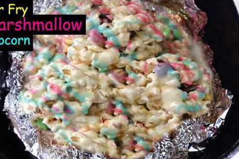Air Fry Marshmallow Popcorn Recipe | How To Make Marshmallow Popcorn 🍿  | Popcorn Recipe