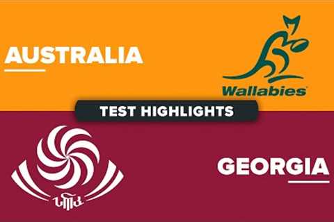 HIGHLIGHTS | AUSTRALIA v GEORGIA | July Internationals 2024