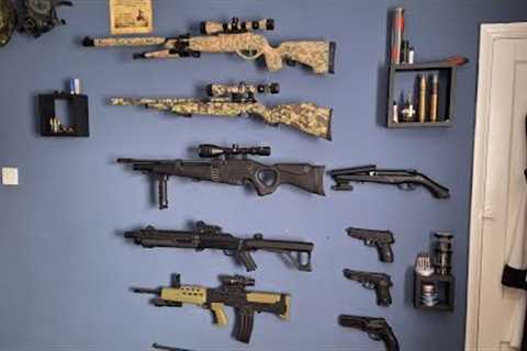 UK prepping, my collection of air rifles, crossbows and others