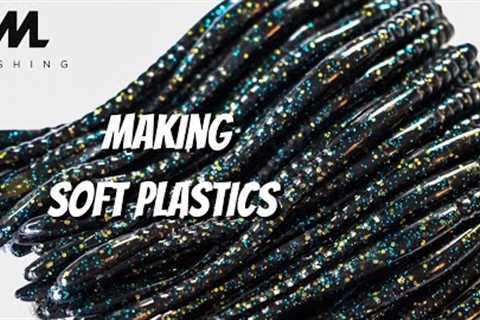 Making Soft Plastic Baits for a SUBSCRIBER - Making Plastic Worms with DoIt Molds