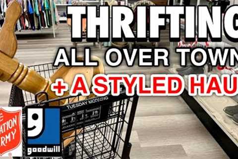 THRIFTING SALVATION ARMY • GOODWILL &amp; YARD SALES • THRIFT HAUL • THRIFT WITH ME