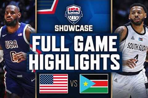 SOUTH SUDAN vs USA | USAB SHOWCASE | FULL GAME HIGHLIGHTS | July 20, 2024