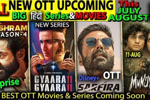 Aashram4 OTT Release NEW Hindi Movies &amp; Web-Series JUL-AUG24 - Sarfira,Munjya, 11.11..