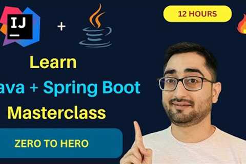 Learn Java Programming For Beginners with Spring Boot | Step By Step Guide