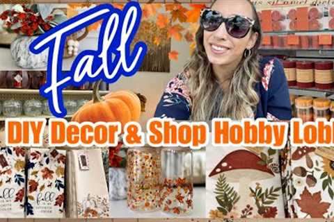 FALL DIY DECOR YOU HAVE TO TRY IN 2024 | SHOPPING AT HOBBY LOBBY