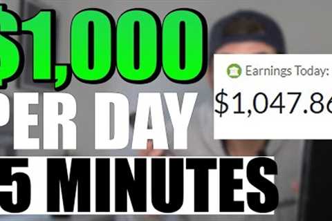 Earn $1,000/Day In 5 Minutes (Jvzoo Tutorial For Beginners) | Jvzoo Affiliate Marketing
