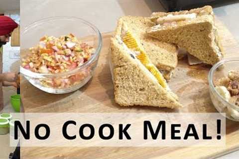 Hostel Food Hacks - 3 Course Meal that needs NO COOKING - No cook recipes