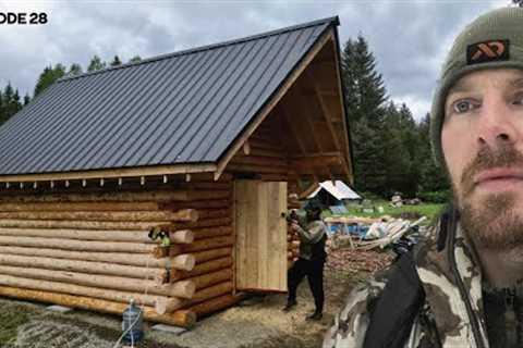 Log Cabin Build on Off-Grid Homestead |EP28|