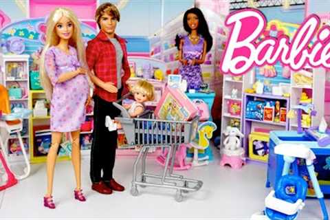 Barbie Family Shopping Baby Store - Titi Dolls
