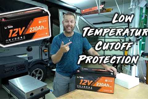 LiTime Lithium 12v 230 Amp Hour Low Temp Cutoff Protection - Drop in Lithium Battery replacement