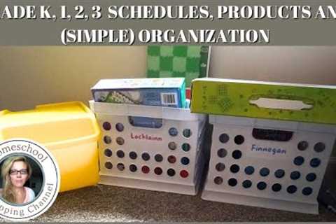 Simplified Homeschool Curriculum Organization & Planning System For Grades K, 1, 2, 3.