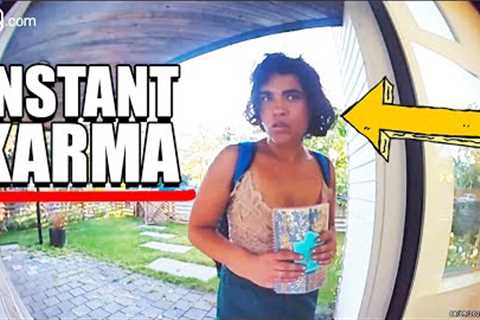 This Is What Instant Karma Looks Like (Caught on Ring Doorbell)