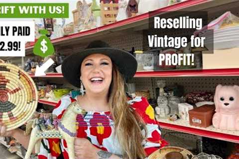 IT WAS WORTH THE DRIVE! | Thrift With Us! | Thrifting for Resale | SUPER THRIFT SCORE!