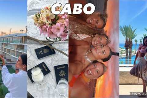 CABO GIRLS TRIP | roomies take on mexico, all-inclusive resort, early bday surprises, sunset boat