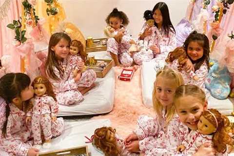 Sleepover Party Games!  Bestie vs Dance Besties.
