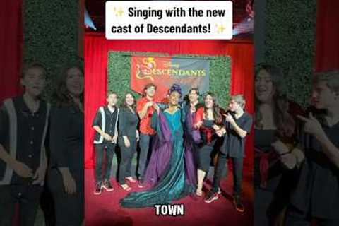 We LOVED singing with the @DisneyDescendants Cast! 🤩🎤 #descendants is Oût NöW on @disneyplus