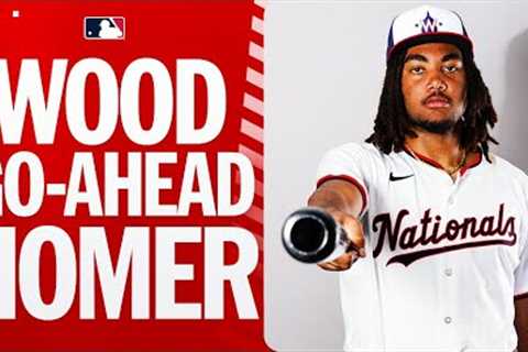 James Wood's CLUTCH home run lifts the Nationals to a SWEEP!