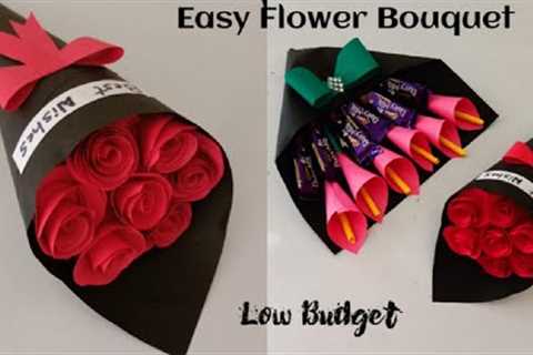 Make Flower Bouquet For Loved Ones | Chocolate Bouquet | Diy Gift valentines day bouquet