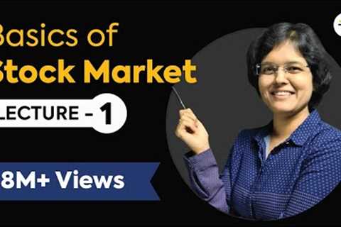 Basics of Stock Market For Beginners  Lecture 1 By CA Rachana Phadke Ranade