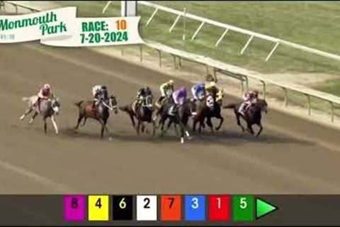 The 2024 Monmouth Cup Stakes (G3) Won By Tapit Trice | Full Replay From Monmouth Park On Haskell Day